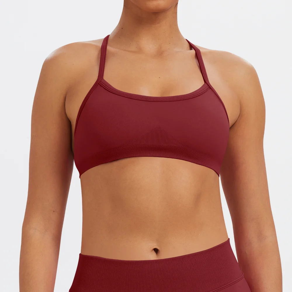 Women Sports Bra Gym Crop Top Seamless Women's Fast Dry Yoga Bras Female Shockproof Tank Tops Running Workout Fitness Underwear
