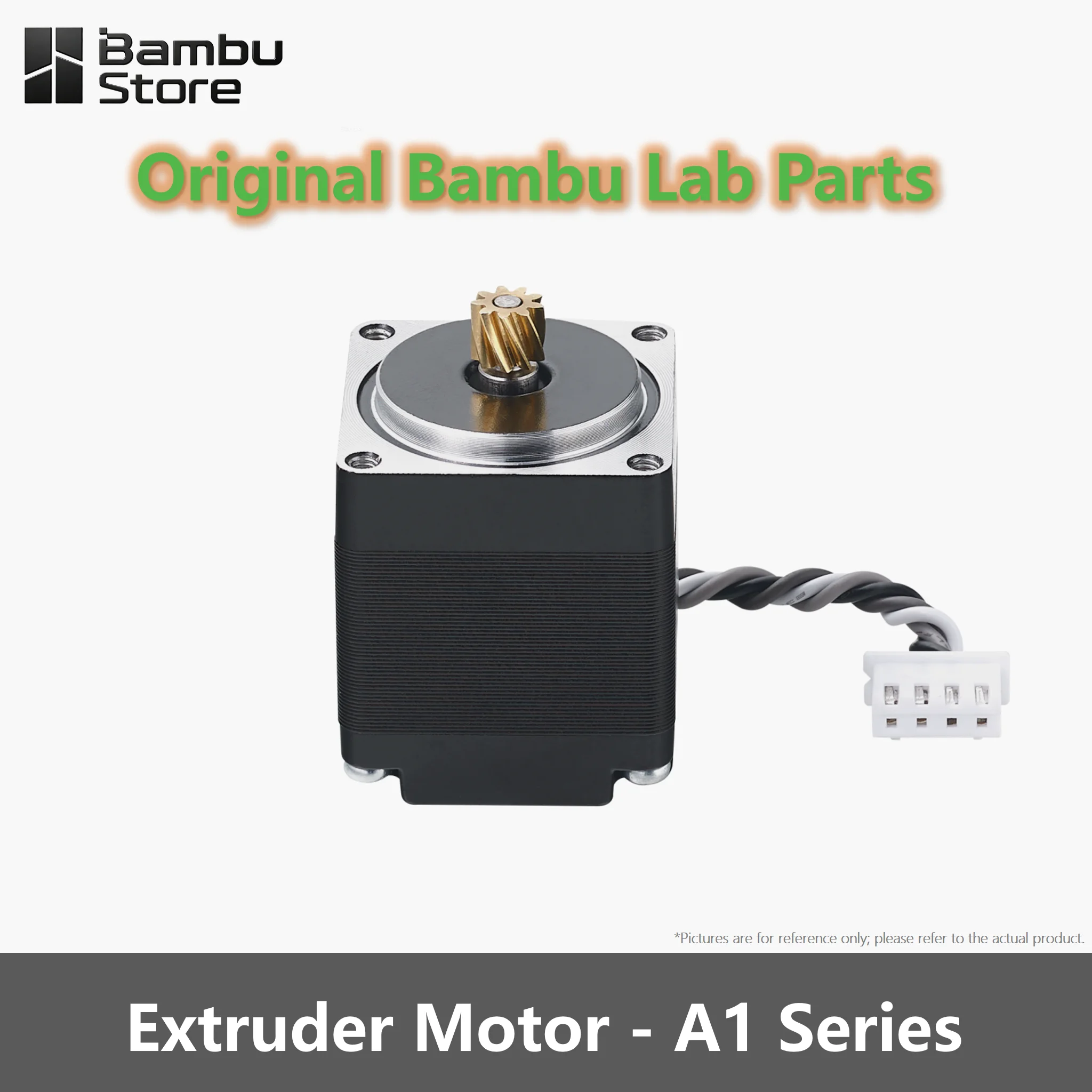 Original Bambu Lab A1/A1 mini Extruder Motor, Toolhead Stepper Motor Drive Unit for 3D Printer Extruder Movement Replacement