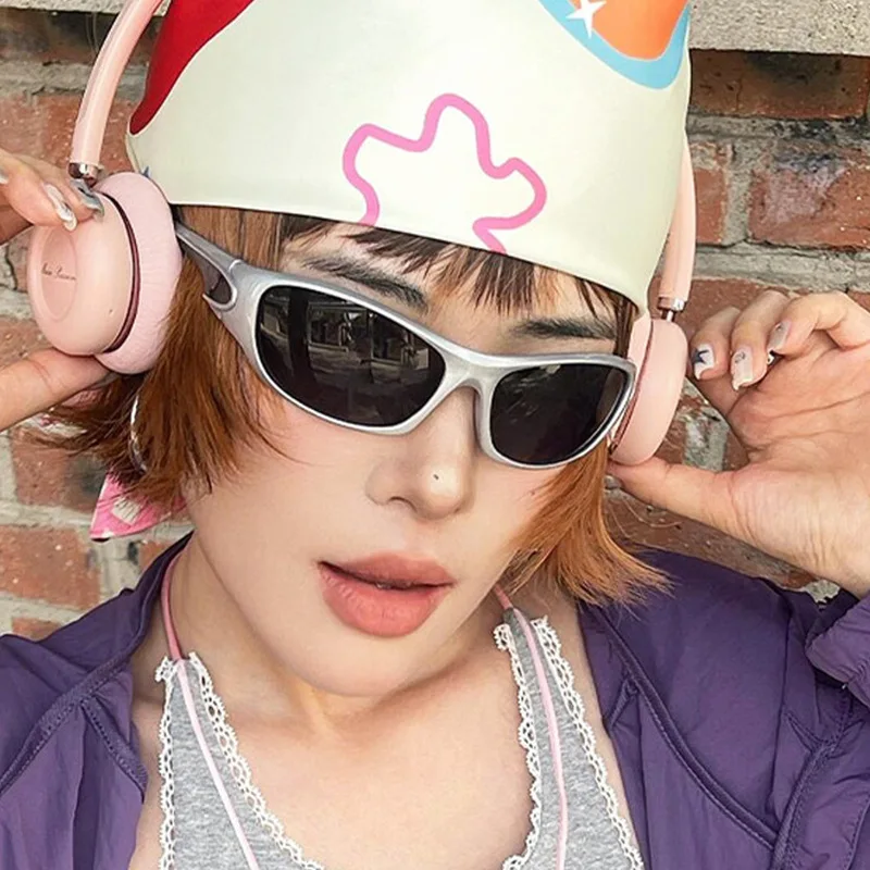 

New Y2k Punk Sunglasses for Women Men Fashion Mirror Sun Glasses Shades UV400 Driving Outdoor Street Photo Goggle Eyewear