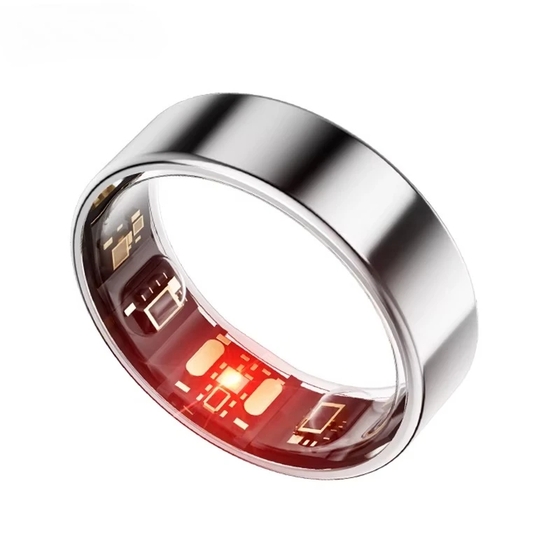 

X6B Wholesale Brand Couple Men Assessment Smart Ring Stainless Steel Silver Ios Smartring for Lovers