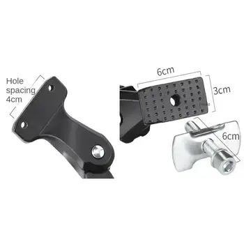 Béquille de vélo réglable en alliage d'aluminium pour VTT/vélos de neige/vélos pliants/vélos électriques, repose-pieds latéral, support pour vélos de 22 à 29 pouces. 10 best sales Béquille - №2