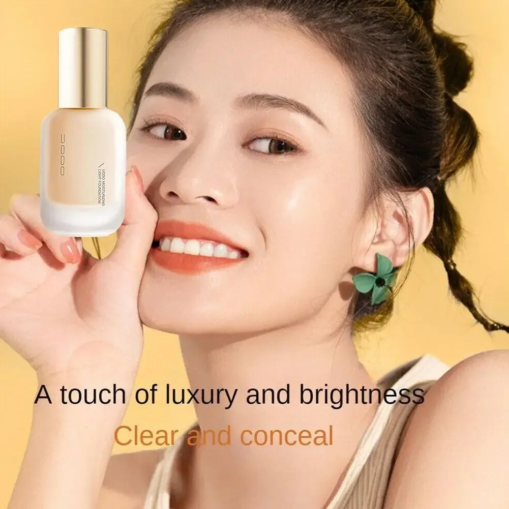 UODO Liquid Foundation Concealer Długotrwały krem BB Wodoodporny Minimizujący pory Trwały Jasny Pielęgnacja skóry suchej i tłustej 30ml