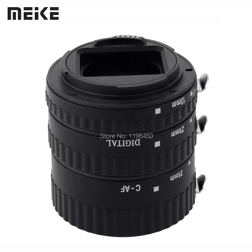 

MEKE Meike MK-C-AF1-B Macro Auto Focus Extension tube Ring AF Plastic for Canon 5DIII II 7D 5D3 6D 70D 60D 600D 650D 550D 100D