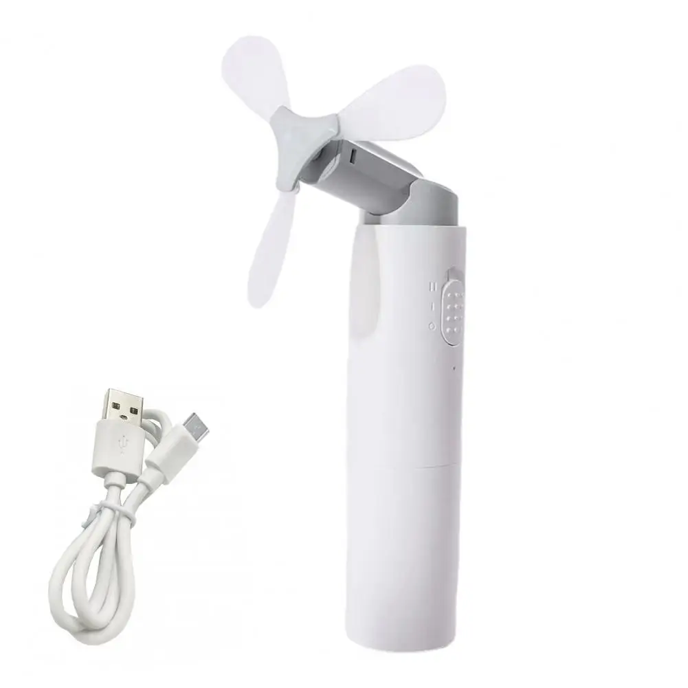 Handheld Mini Fan with 2 Speed Settings Lanyard Design Portable Rechargeable Pocket Fan Personal Air Conditioner