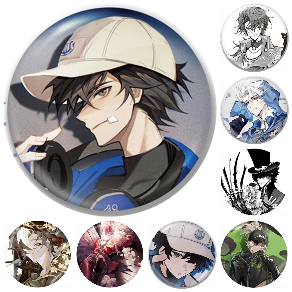 

58mm Game Identity Ⅴ Naib Subedar Mercenary Cosplay COSTUME Badge Pin SPTE Tinplate Brooch Prop Xmas Gilf