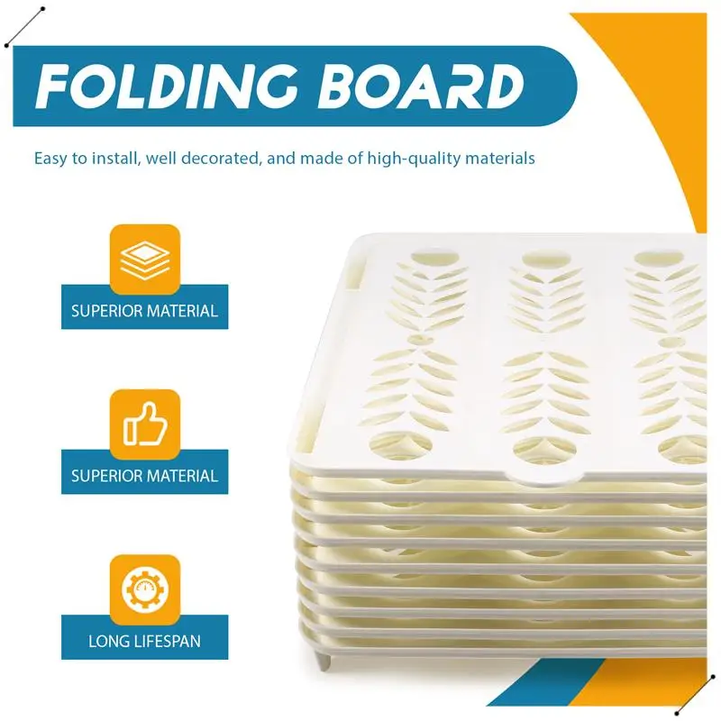 9 قطع منظم تي شيرت، قابل للتكديس، منظم خزانة، منظم خزانة ملابس للبالغين والأطفال، قابل للتكديس للقمصان