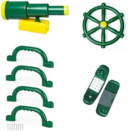 Barco Playhouse Accories for Kids, Outdo Playground Sets for Backyards with Tele, Peri & Pirate Playset Binoculars