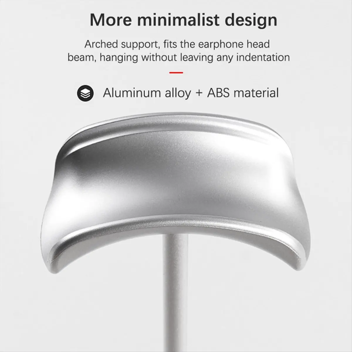 A72Z Headphone Stand Stylish Non-Slip Headset Holder for Max////// Etc(Black)