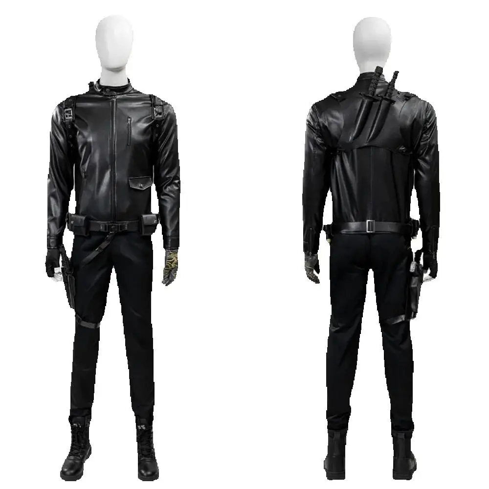 

Winter Soldier Cosplay Costumes Bucky Barnes Superhero Battle Suit Halloween Carnival Party Outfits
