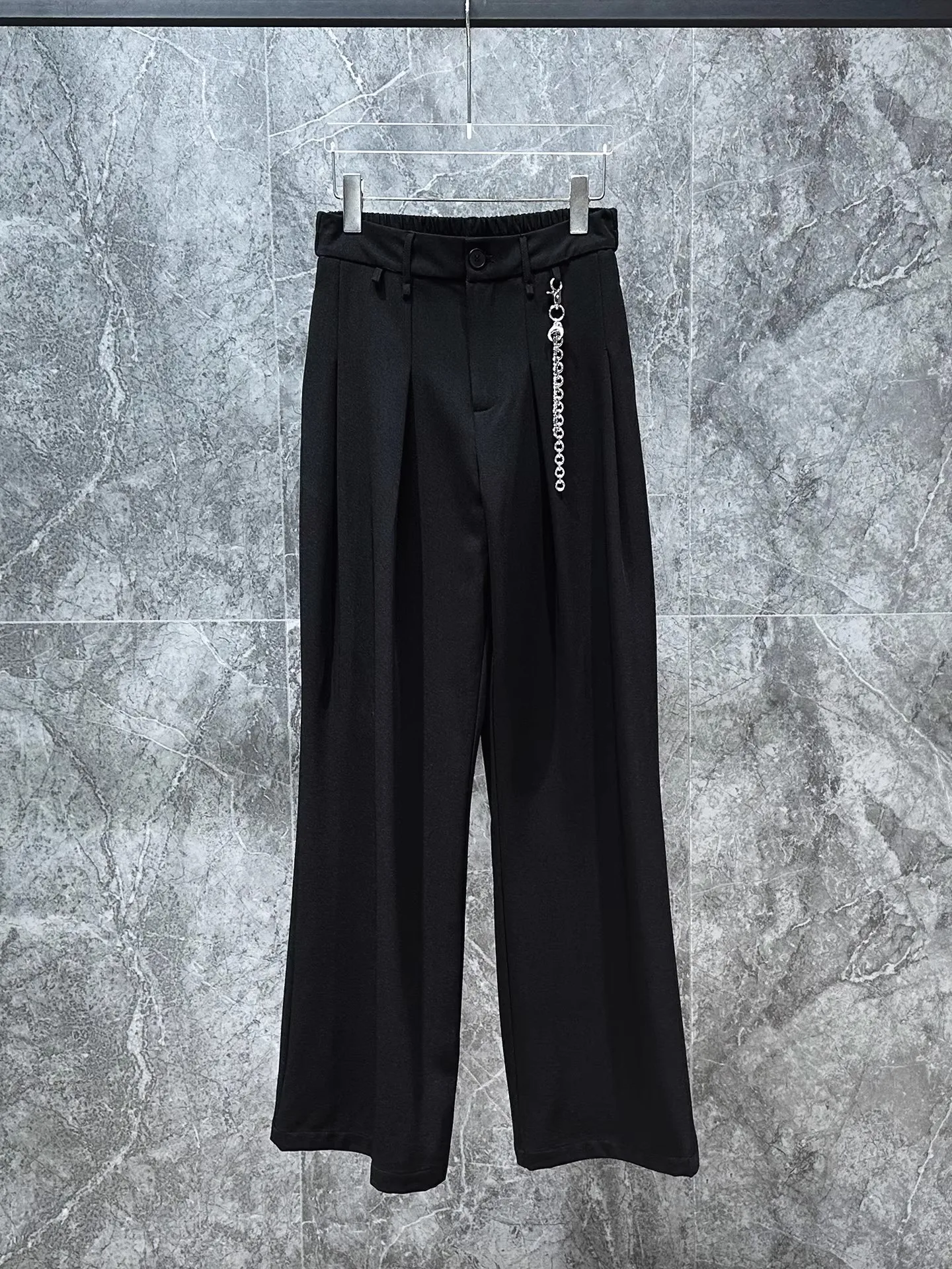 

Owen Seak Men Straight Pants Cargo Harem Men's Sweatpants Cotton Gothic Casual Autumn Cross Solid Loose Black Long Pants Size XL