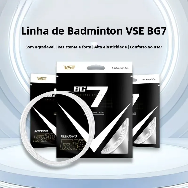 corda-de-badminton-de-alta-elasticidade-venson-bg7-duravel-para-treinamento-de-ofensiva-e-controle-diametro-de-068mm-tensa