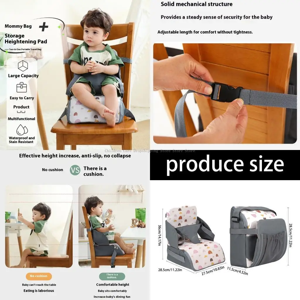 

Дважды использовать подушку для повышения роста ребенка для безопасности автомобиля Дома