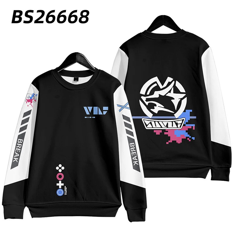 Jeu Honkai Star Rail impression 3D fermeture éclair femmes/hommes sweat à capuche Streetwear Hip Hop argent loup Cosplay veste à capuche avec fermeture éclair