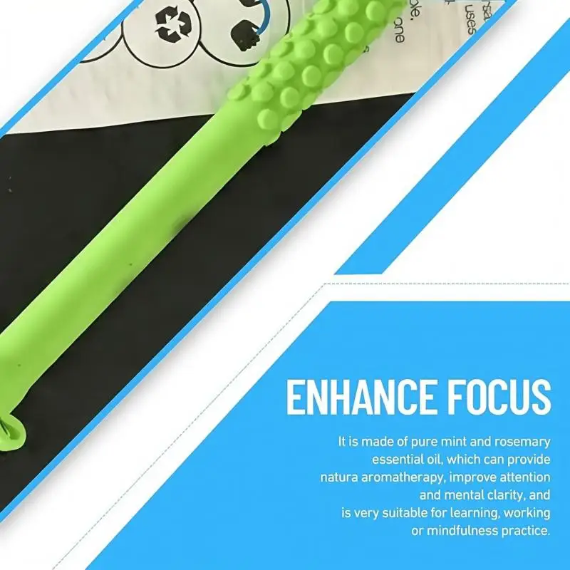 1/3Pcs Chewable Respirator For Stopping Smoking Chewable Respirator With Essential Oil For Aromatherapy On The Go Natural Focus