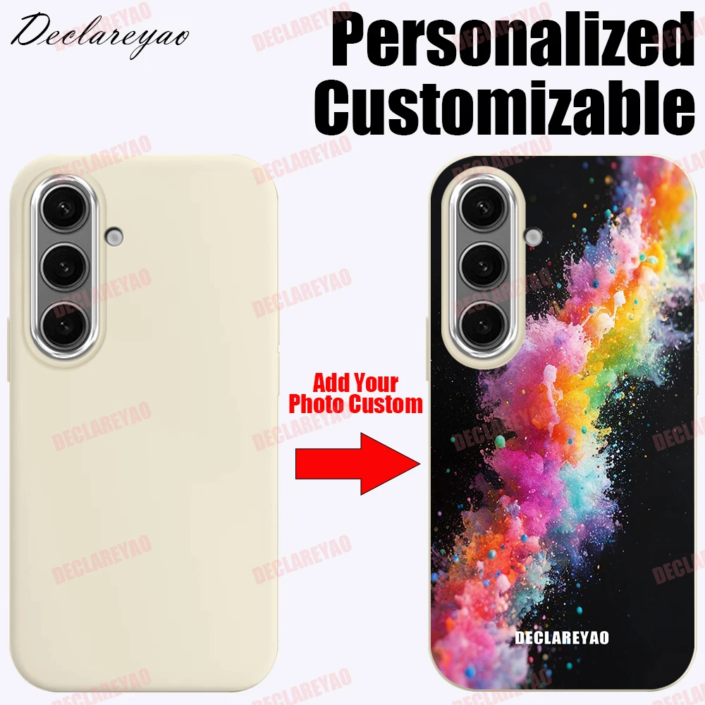 Personalized Customizable DIY Photos TPU Silicone Soft Coque For Samsung Galaxy S26 S25 Ultra S24 Plus S23 S20 FE Cases Covers