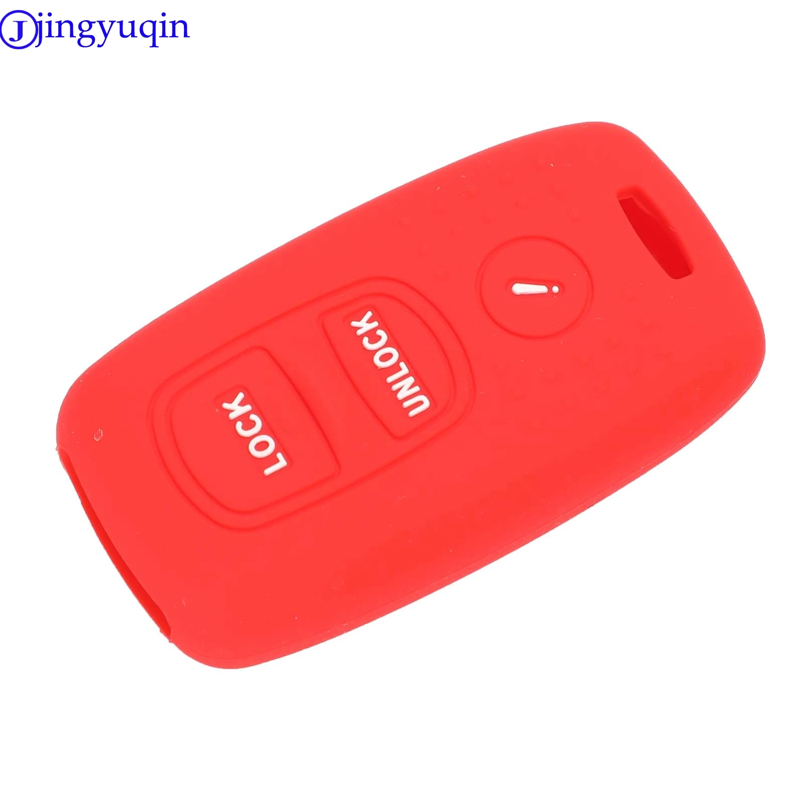 Jingyuqin For Mazda 2 Mazda 3 Mazda6 323 626 MPV Protege 5 Fob 2 + 1 3 버튼 자동차 키 케이스 열쇠가없는 원격 키 커버