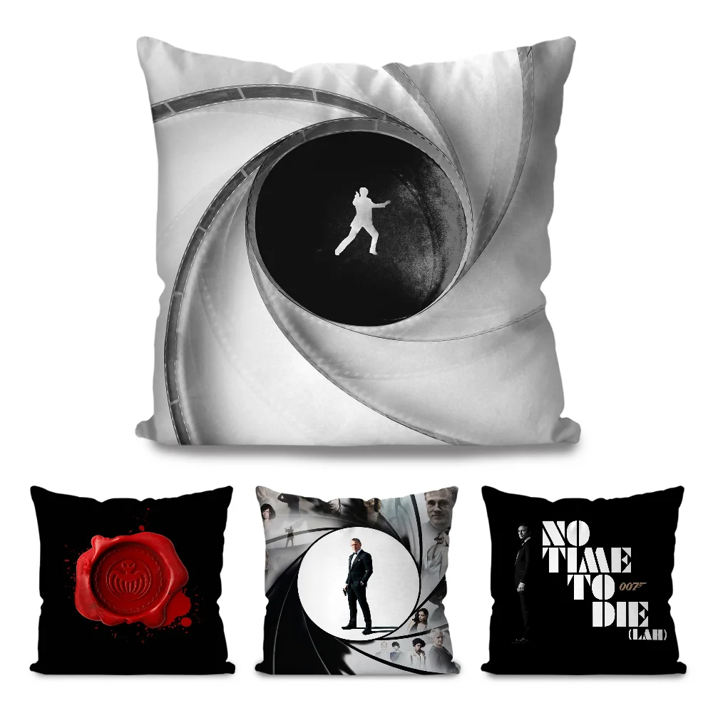 J-James-funda de almohada B-Bonds, almohada cuadrada para dormitorio, sofá, cojín cómodo de ocio, decoración del hogar para sala de estar y coche, 40x40
