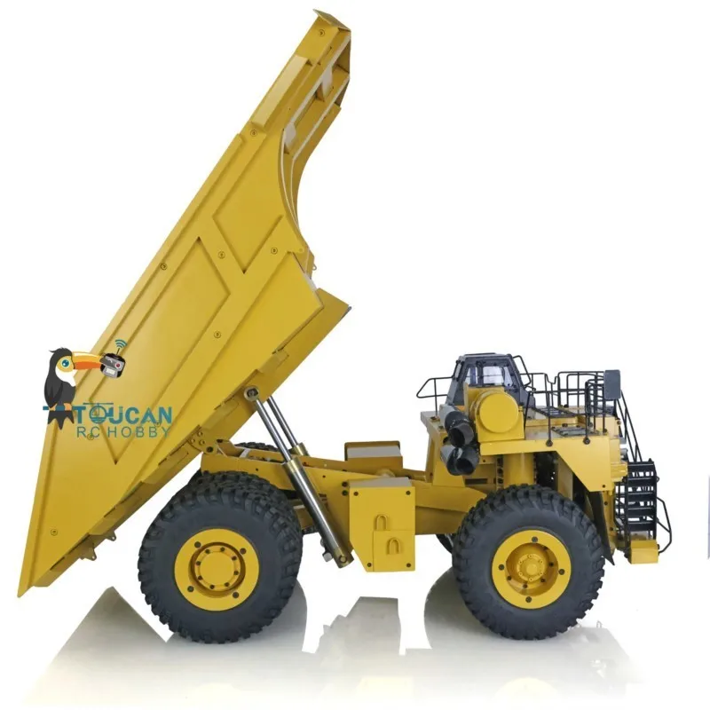 

1/20 Model 793D RC Metal Hydraulic Remote Control Minning Car RC Dumper Truck FS I6X Radio Lights Toys Vehicle Machine for Boys