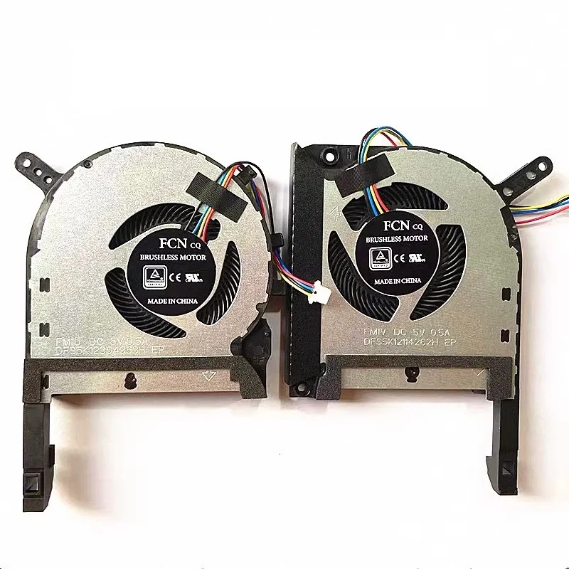 Original New CPU GPU Fan for ASUS TUF Gaming FX505 FX705 FX505DT FX505DV DFS5K12114262H  DFS5K12304363H