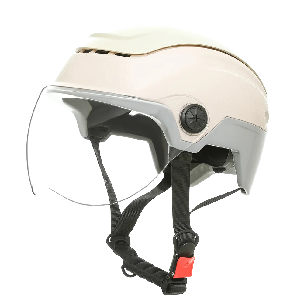 BLD Half Helmet System Adjustable Fit Helmet UV Resistant Visor Adult Helmet for Motorcycle Scooter Moped Racing Street Bike DOT