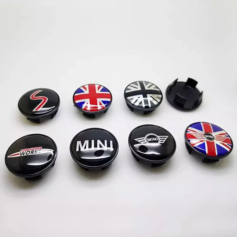 

4pcs 54mm wing Car Wheel Center Hub Cap Wheel Emblem for MINI WORKS S One Countryman R50 R55 R56 R57 R58 R60 R61 accessories