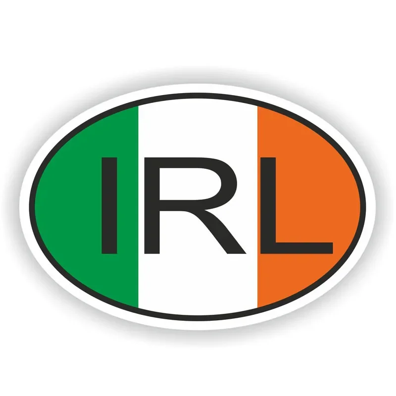 Funny Personality IRL IRELAND Car Sticker Decal PVC