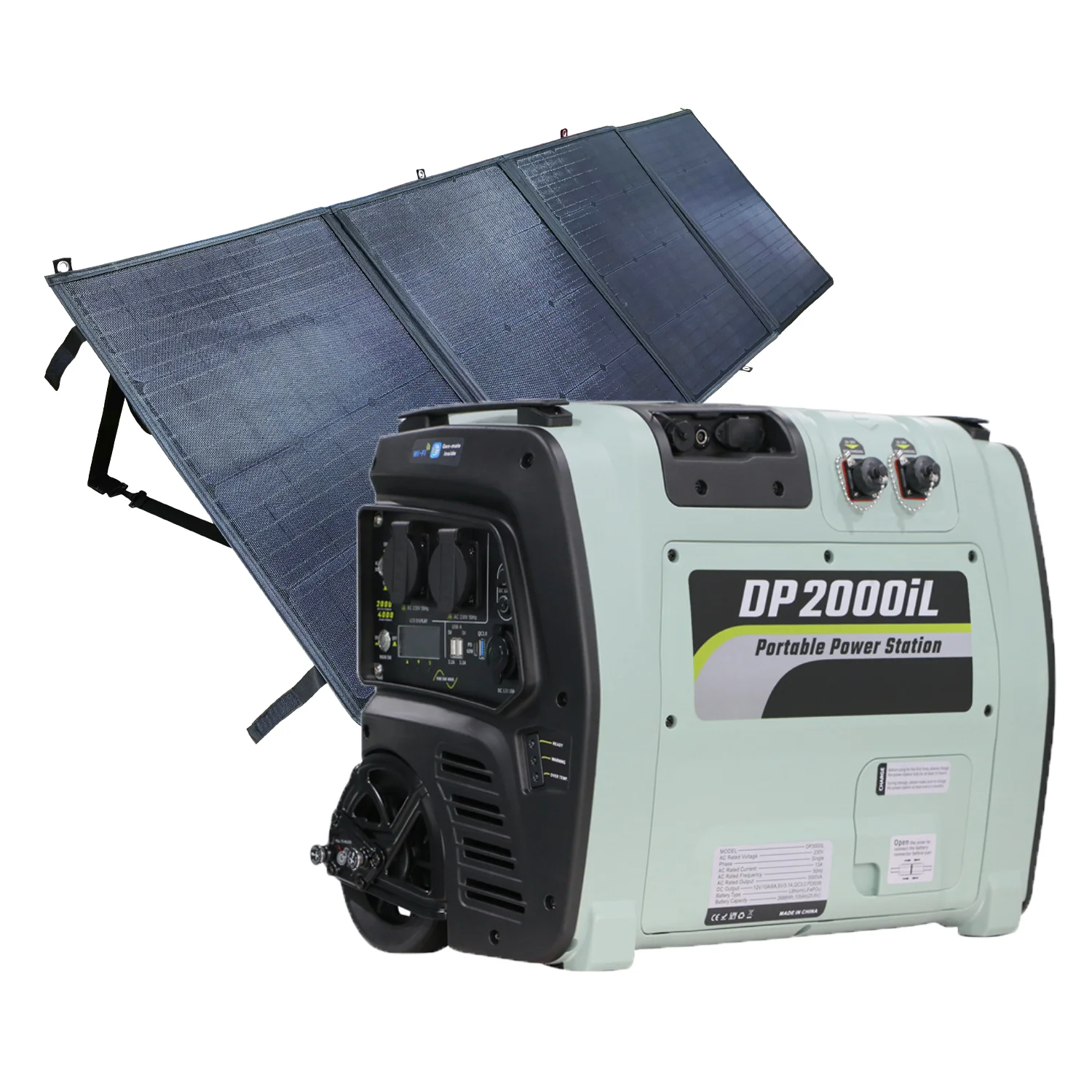 

2024 New Arrival 2000w AC DC Portable Solar Generator 2000w With Solar Panel