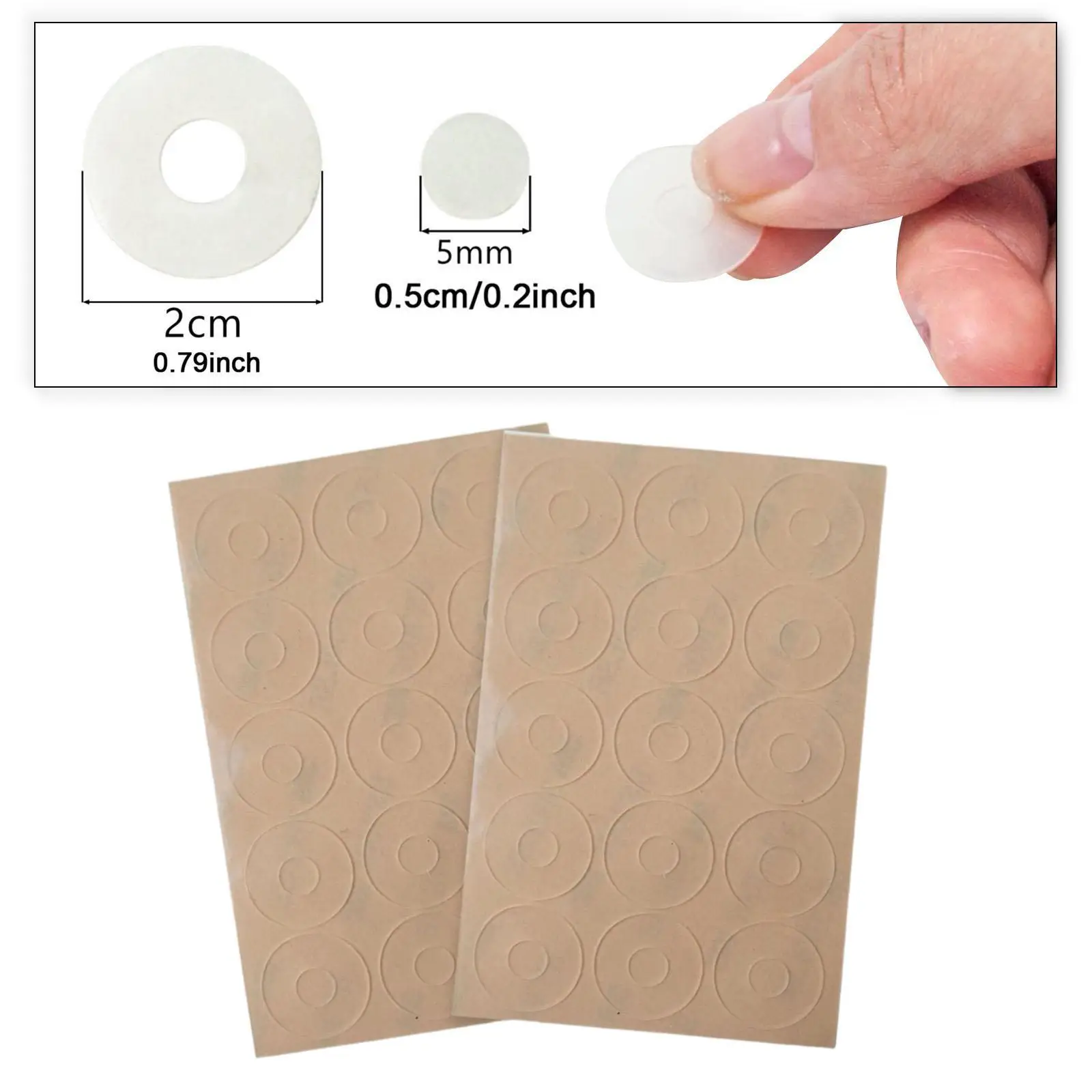 60Pcs Patchwork Rulers Nonslip Pad Ruler Grip Stickers Portable Transparent