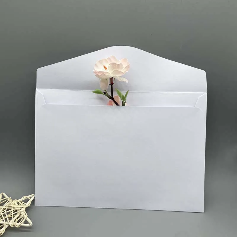 30pcs/lot Blank Pink Envelope A5 229x158mm Western Wedding Invitation Letter Postcard High-grade Business Storage Gift Packing