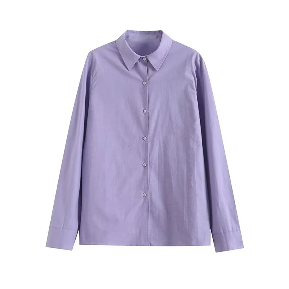 Cos Lris women\'s 2024 summer French commuter style linen blended lapel long-sleeved shirt 05125681504
