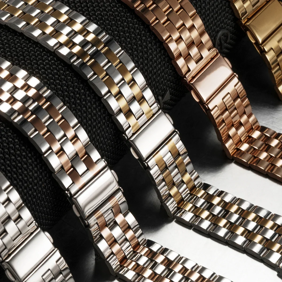 حزام من الفولاذ المقاوم للصدأ لساعة سامسونج جالاكسي 8 40 ملم 44 ملم 8 كلاسيكي 46 ملم جالاكسي الترا 47 ملم 2025 سوار معدني معصمه