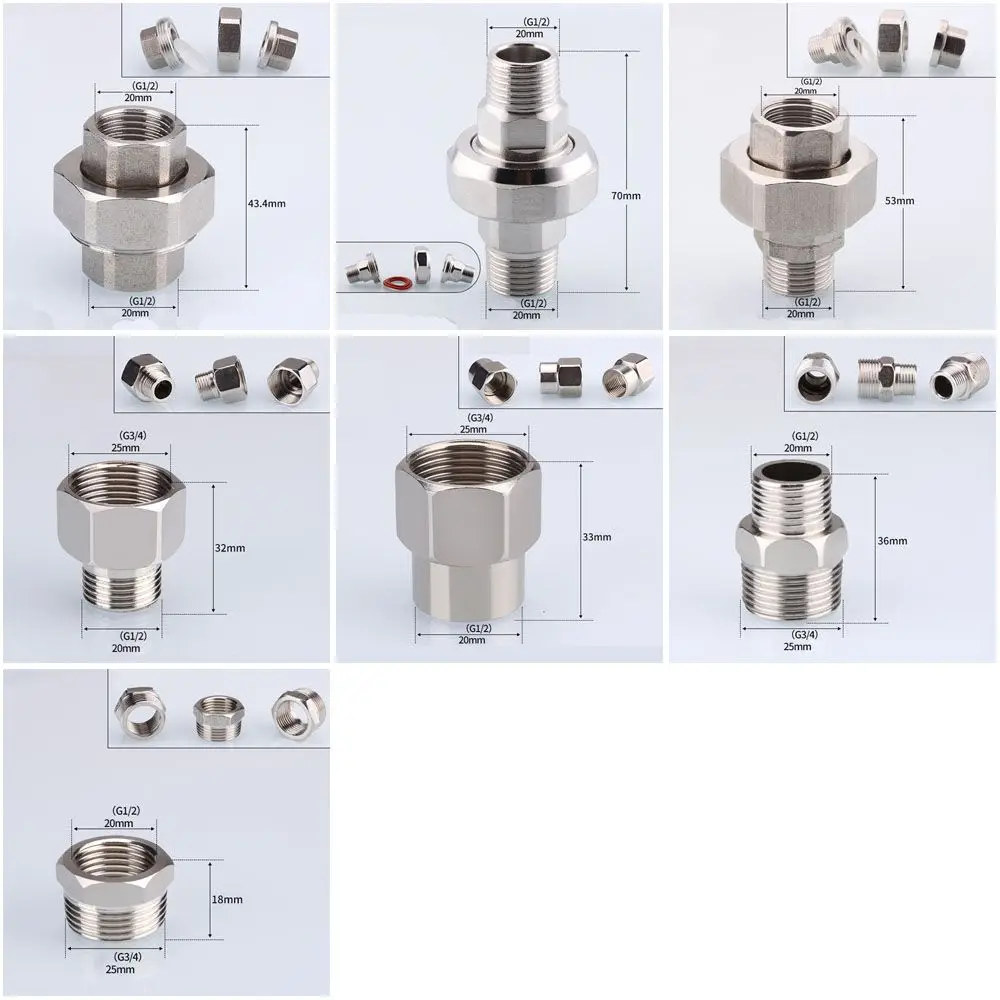 External Internal Threaded Elbow Stainless steel Female-Male Plumbing fitting Pipe Fittings Hardware Adapter