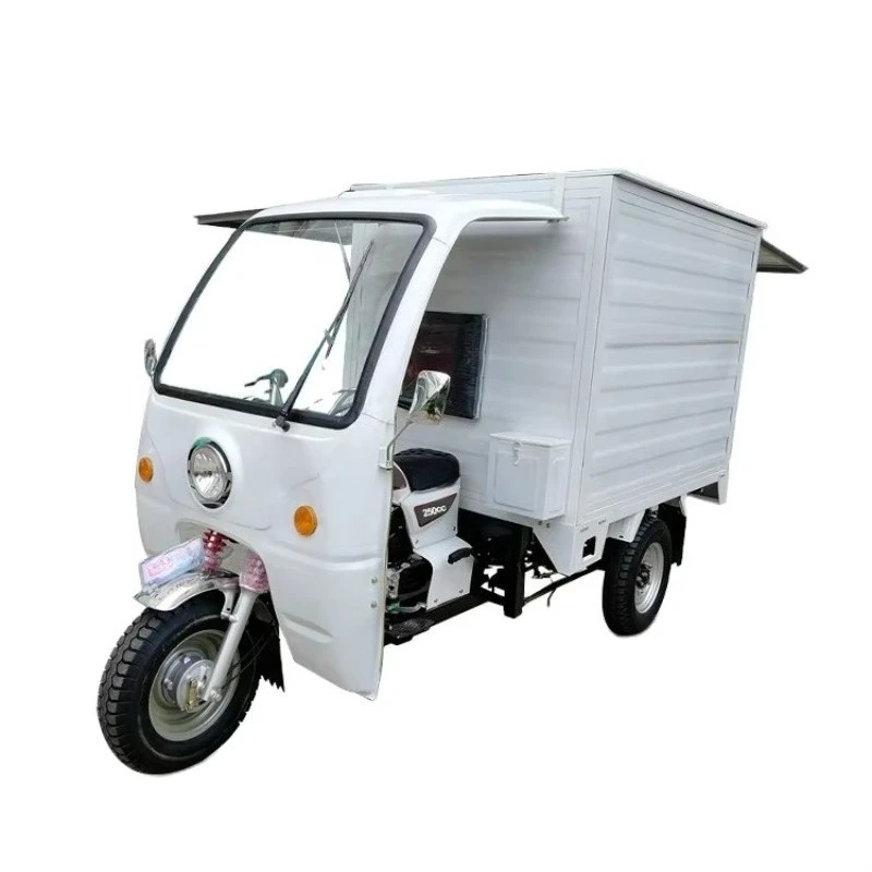 Three Wheel Motorcycle Cargo Tricycle with Fat Tyre 200cc Automatic Transmission for Off-Road and Urban Use
