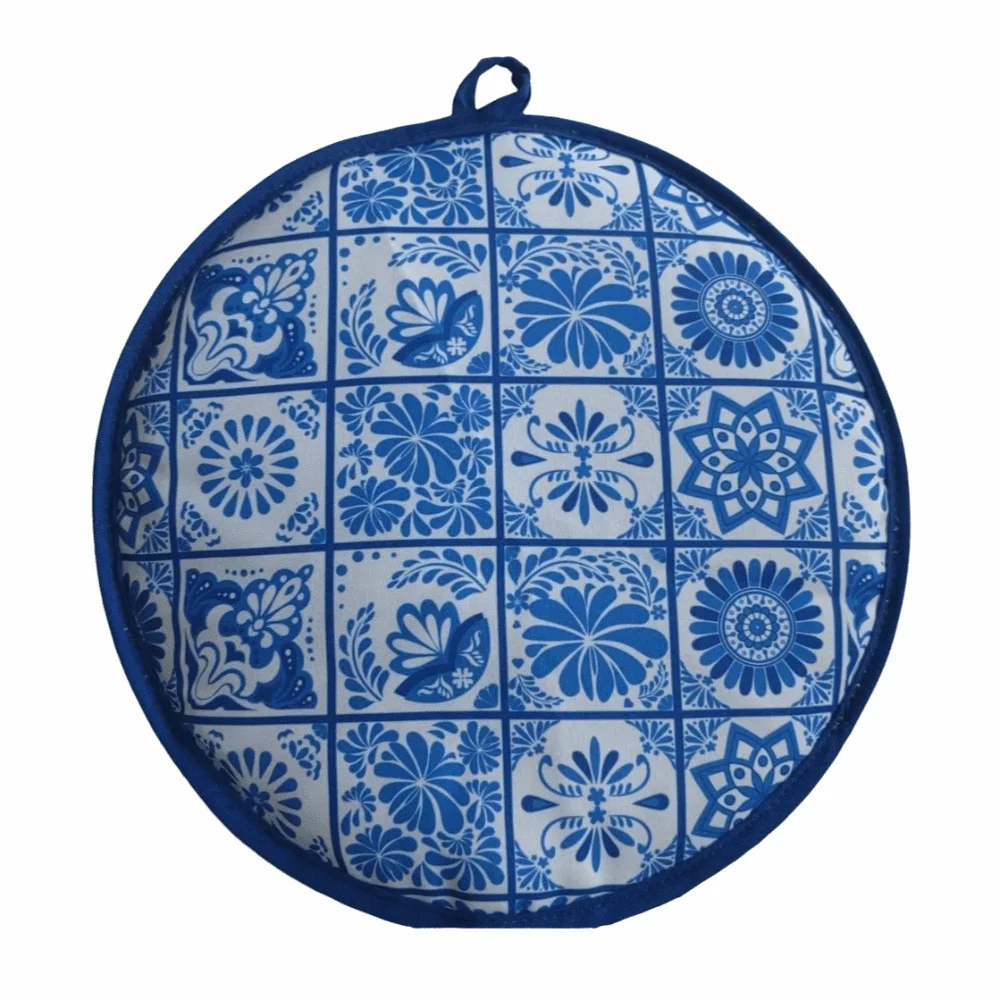 Heat Insulation Tortilla Warmer Pouch Reusable Round Shape Tortilla Keeper Portable Food Grade Insulated Bag Microwave