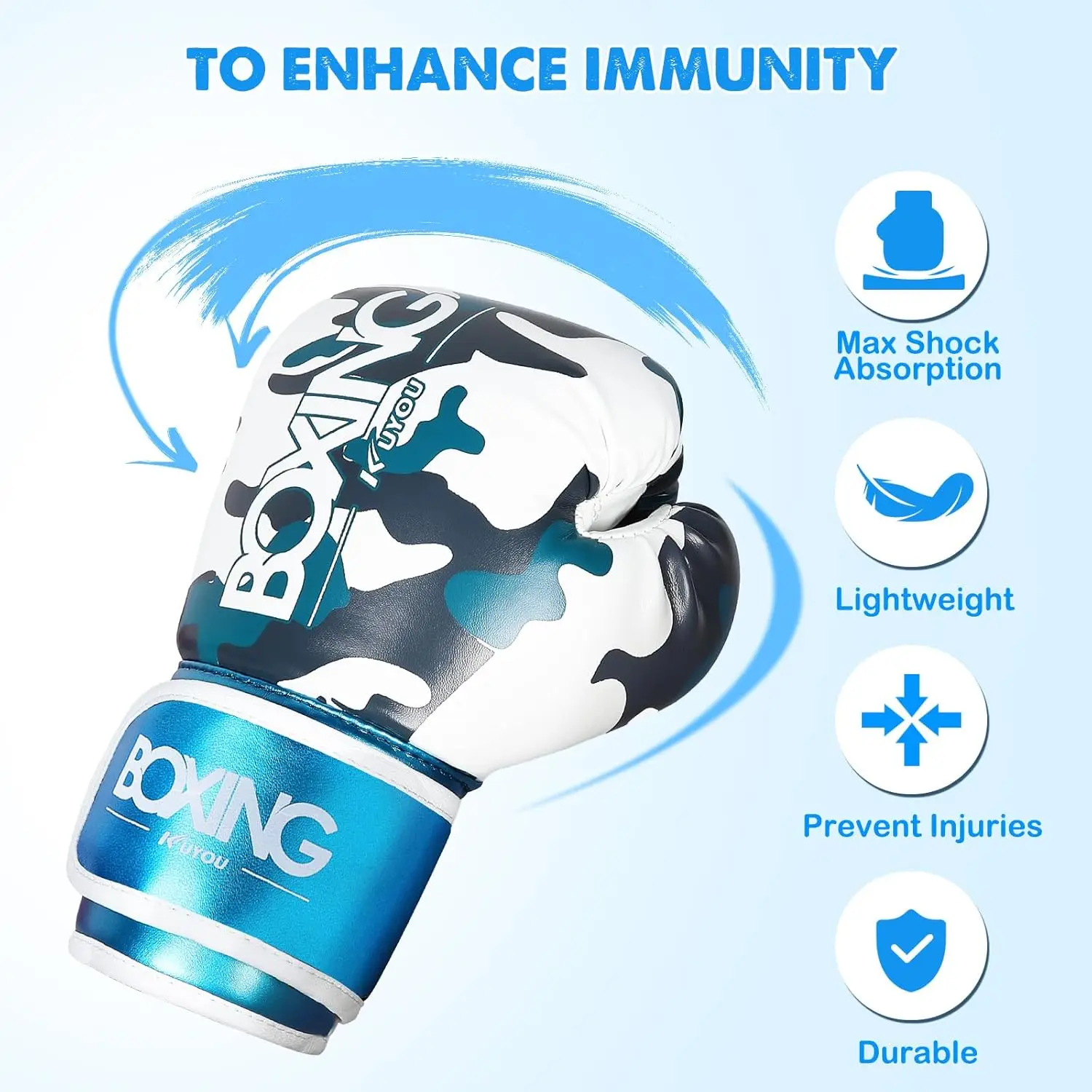 أطفال قفازات الملاكمة قفازات الملاكمة للأطفال طفل بولي Cartoon الكرتون شرارة التدريب قفازات الملاكمة للبنين بنات كيك بوكسينغ MMA #2