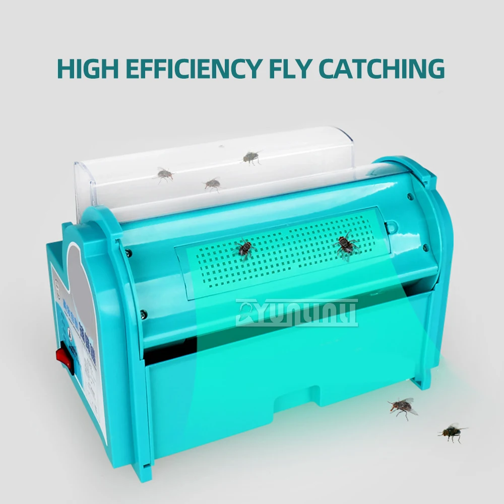 

Flycatcher 220V 110V Electric Fly Trap Safety Insect Roller type Flytrap Indoor/Outdoor Pest Catching Tool For Home Garden