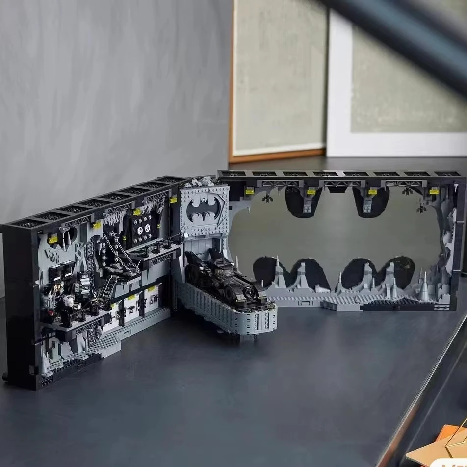 Nowy zestaw klocków 3981 elementów Jaskinia Batmana Shadow Box klasyczny model z 1989 roku 76252, trudne zabawki konstrukcyjne dla dzieci, chłopców, dorosłych, na urodziny.