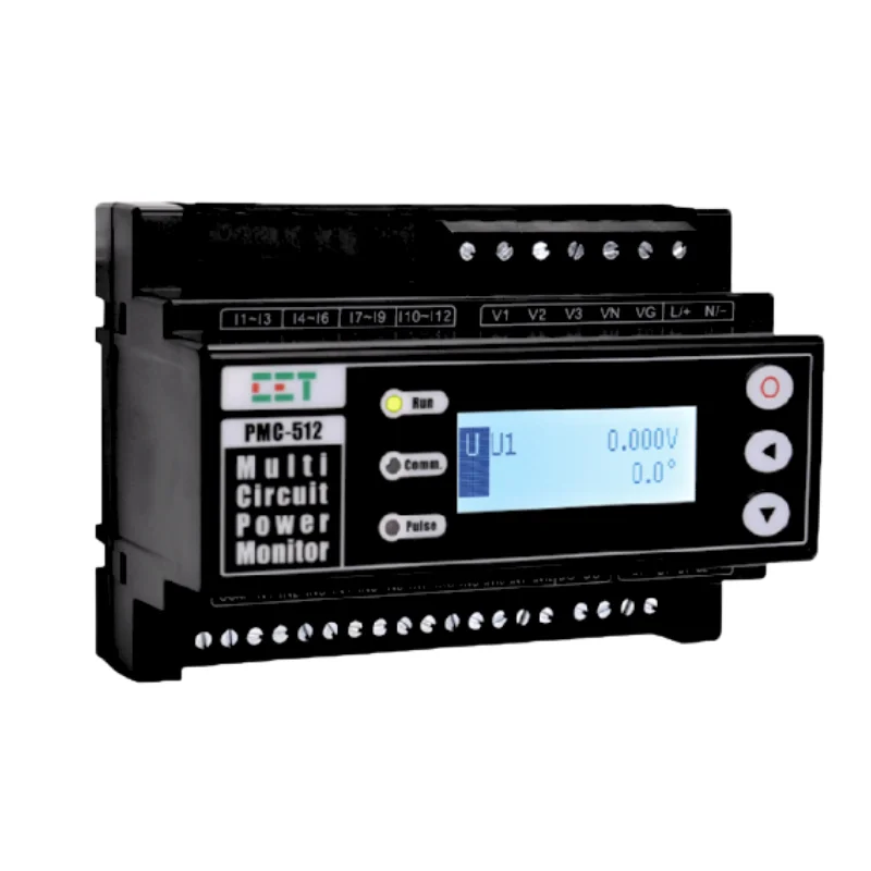 RS485 DC Multi-Circuit Din-Rail Power  Multi-Channel Energy Meter for DC Power Distribution Application