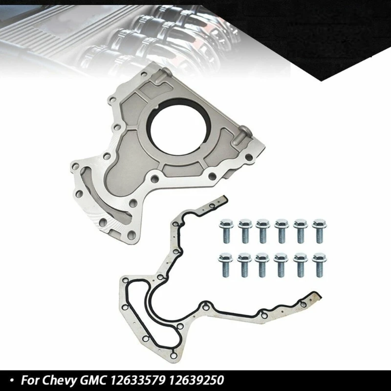 G99F Durable Differential Cover with Plate Gasket Compatible for 4.8L 6.0L 5.3L 12633579 12639250 8-12572-014-0 8-12598-301-0