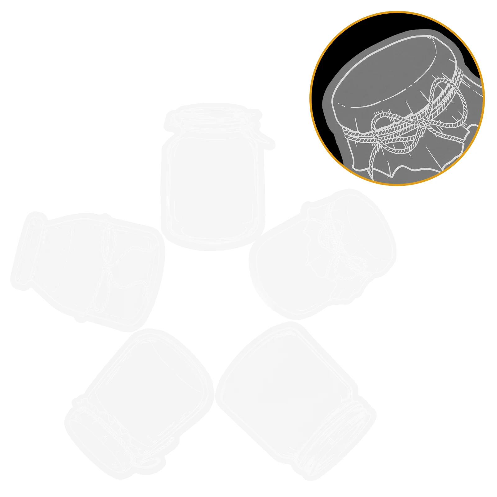 

Pressed Kit For Crafts Diy Bookmarks Transparent Mini Bottle Display Pet Material Embossed Bookmark Handmade Dried Flower