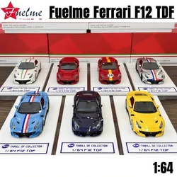 1:64 F12 TDF high-end resin miniature car fashion model display, adult collection display,suitable for holiday gifts to friends.