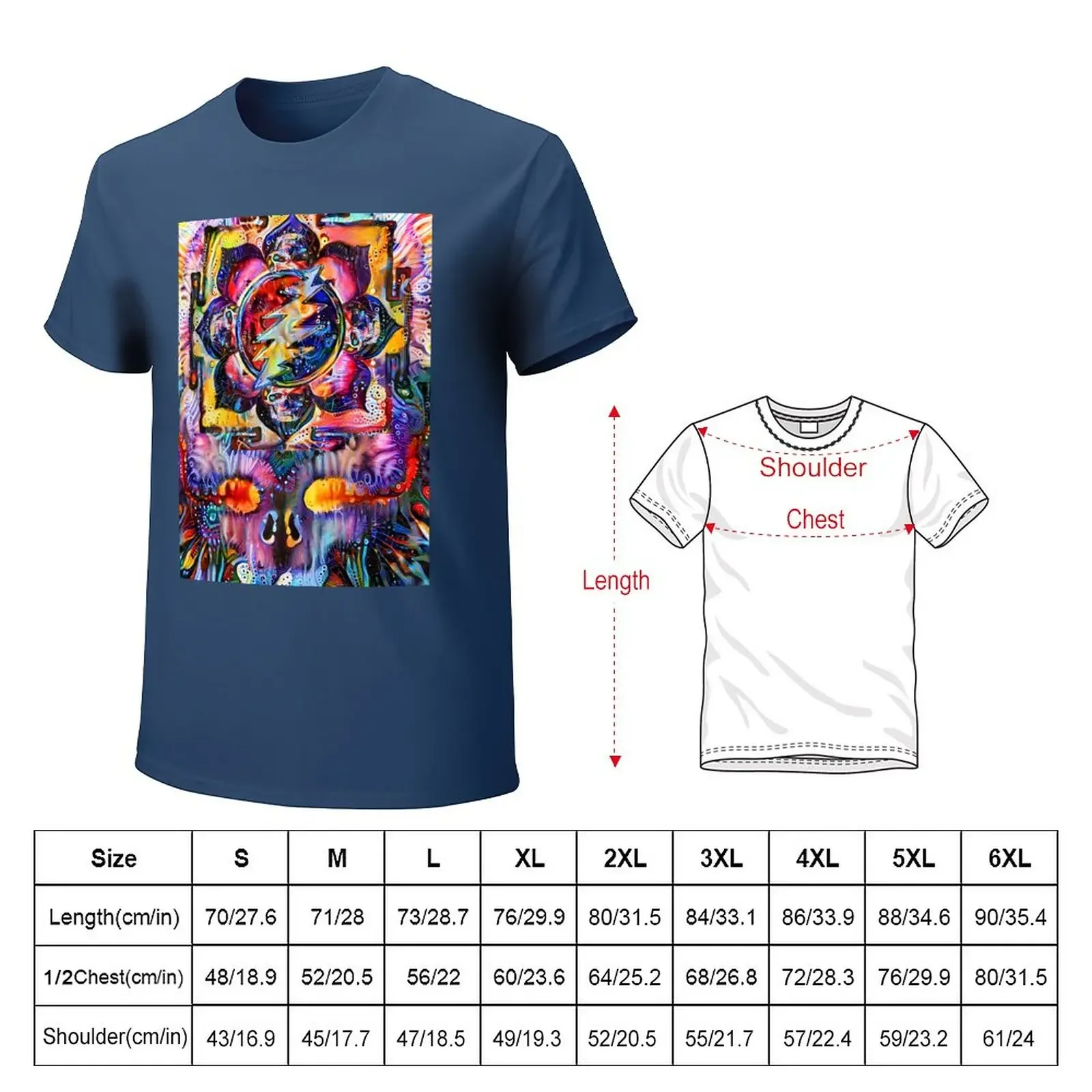 Sahasrara Yantra Bolt T-Shirt oversized aesthetic clothes Short sleeve tee men clothing