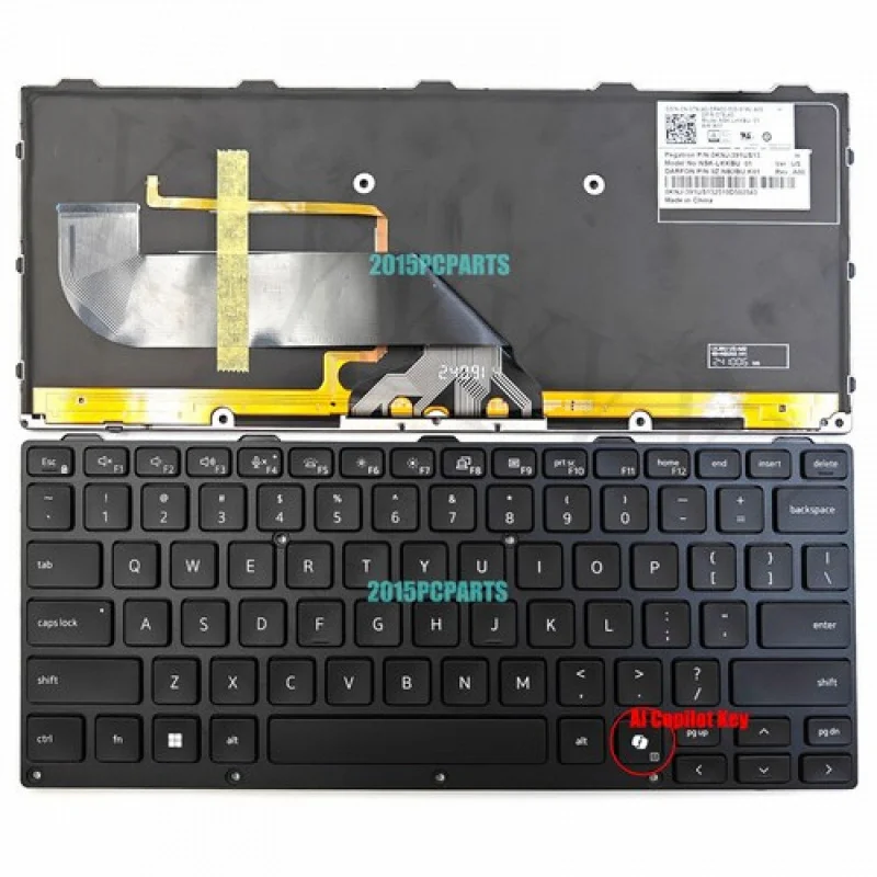 

Y+New for Dell Latitude 5430 7330 Rugged Extreme Keyboard Backlit US AI Version
