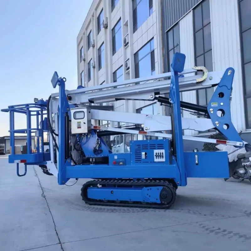 YG Customized Automatic Work At Height Cradle Tracked Spider Boom Lift