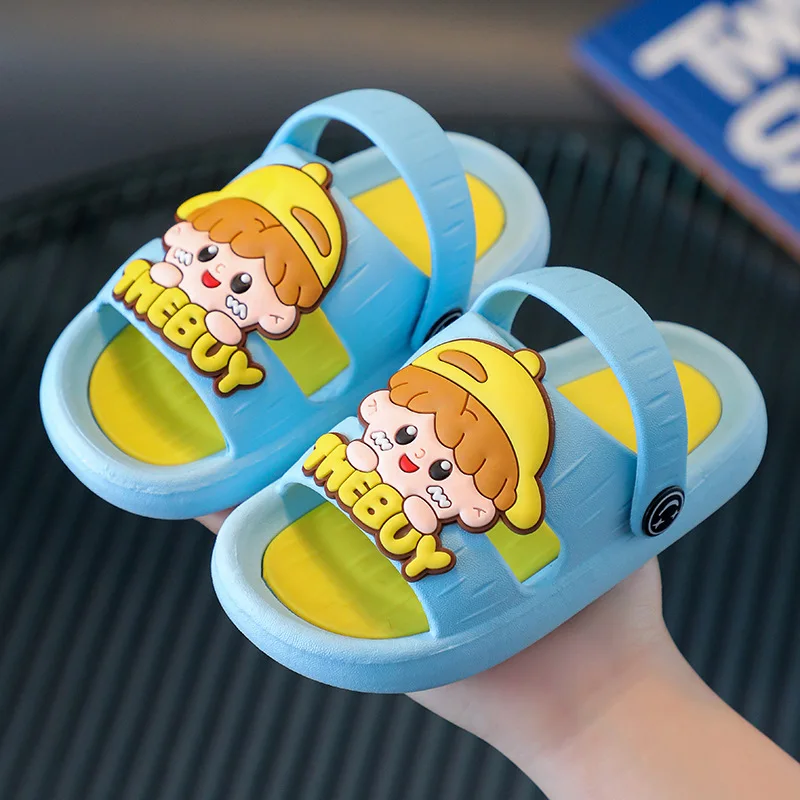 Nuove pantofole per bambini cute baby outside to wear antiscivolo home versione coreana di ragazzi e ragazze cute cartoon flip-flop