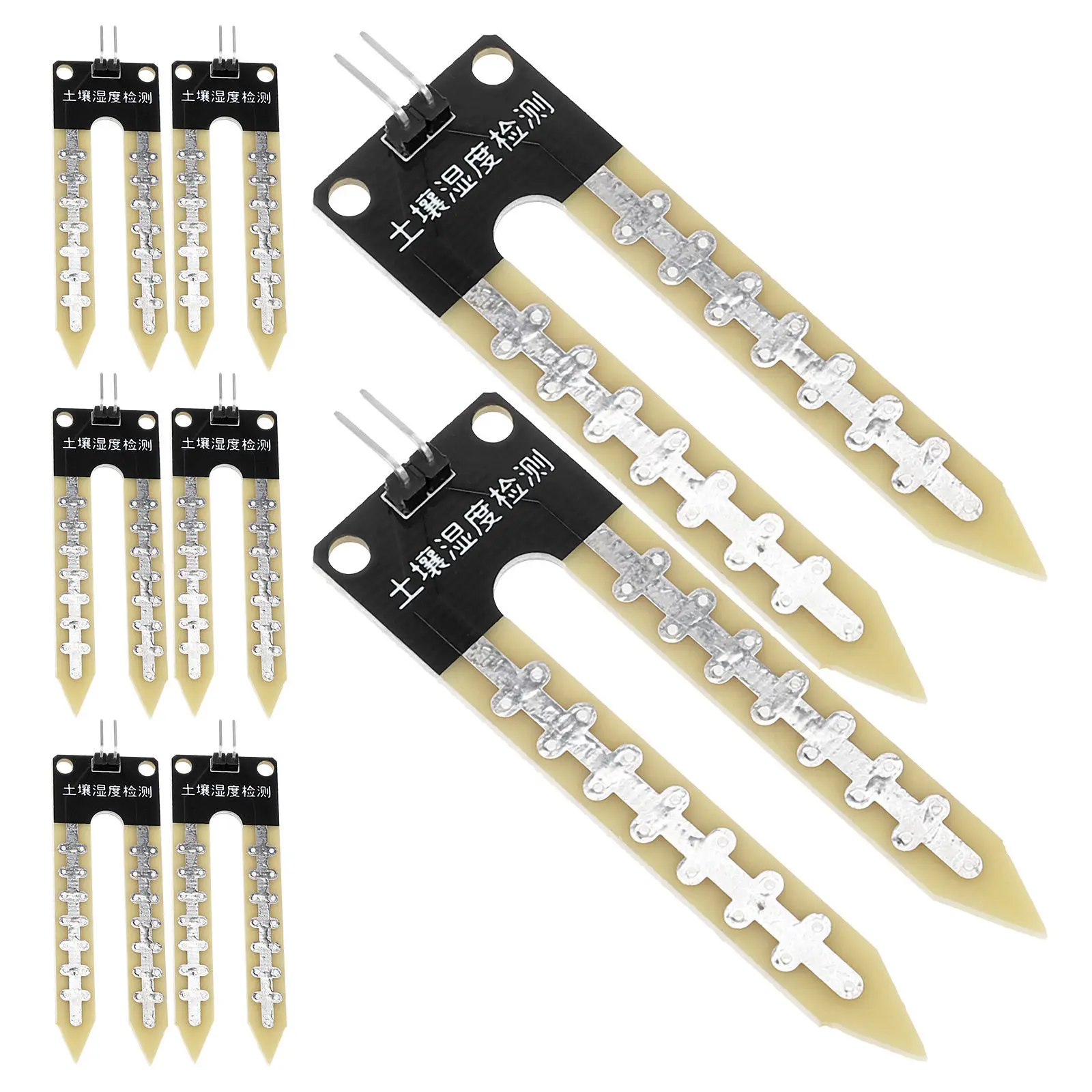 8Pcs Soil Moisture High Sensitivity Real-Time Monitoring for All Soil Types Gardening Farming Plant Care Moisture