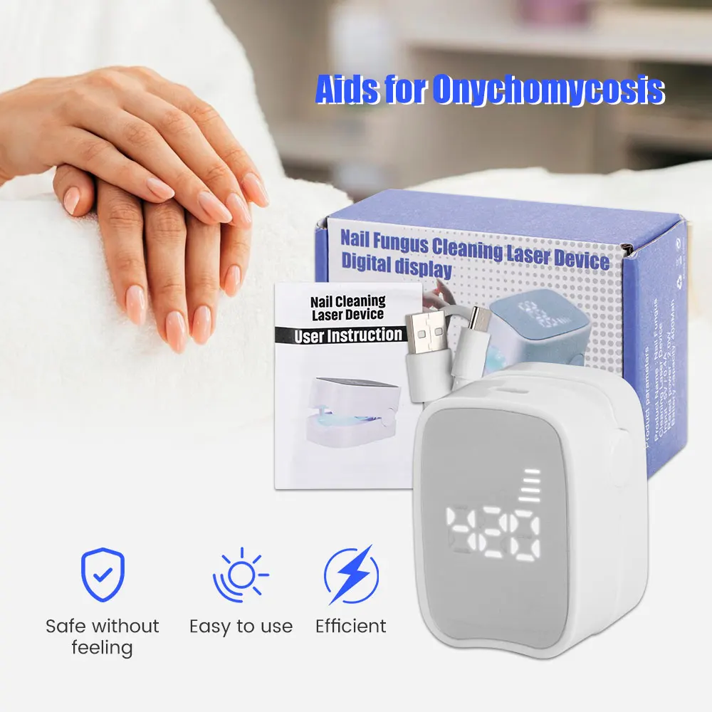 Nail Fungus Laser Treatment Effectively Remove Fungal Nail Repair Toenail Fingernail Onychomycosis Therapy Anti Fungal Infection