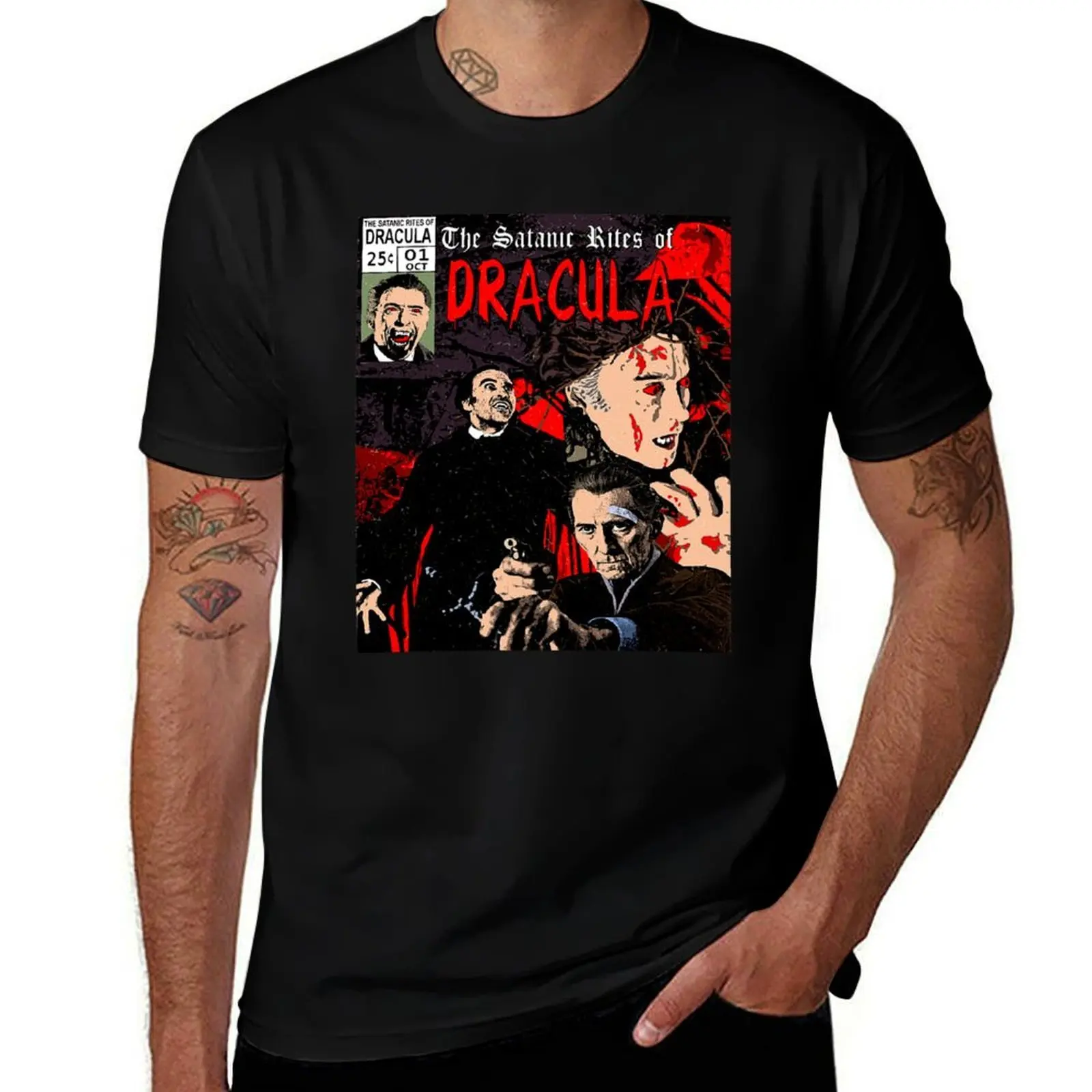 

The Satanic Rites of Dracula T-Shirt oversized t shirt plus size clothes luxury designer new edition oversized t shirt men