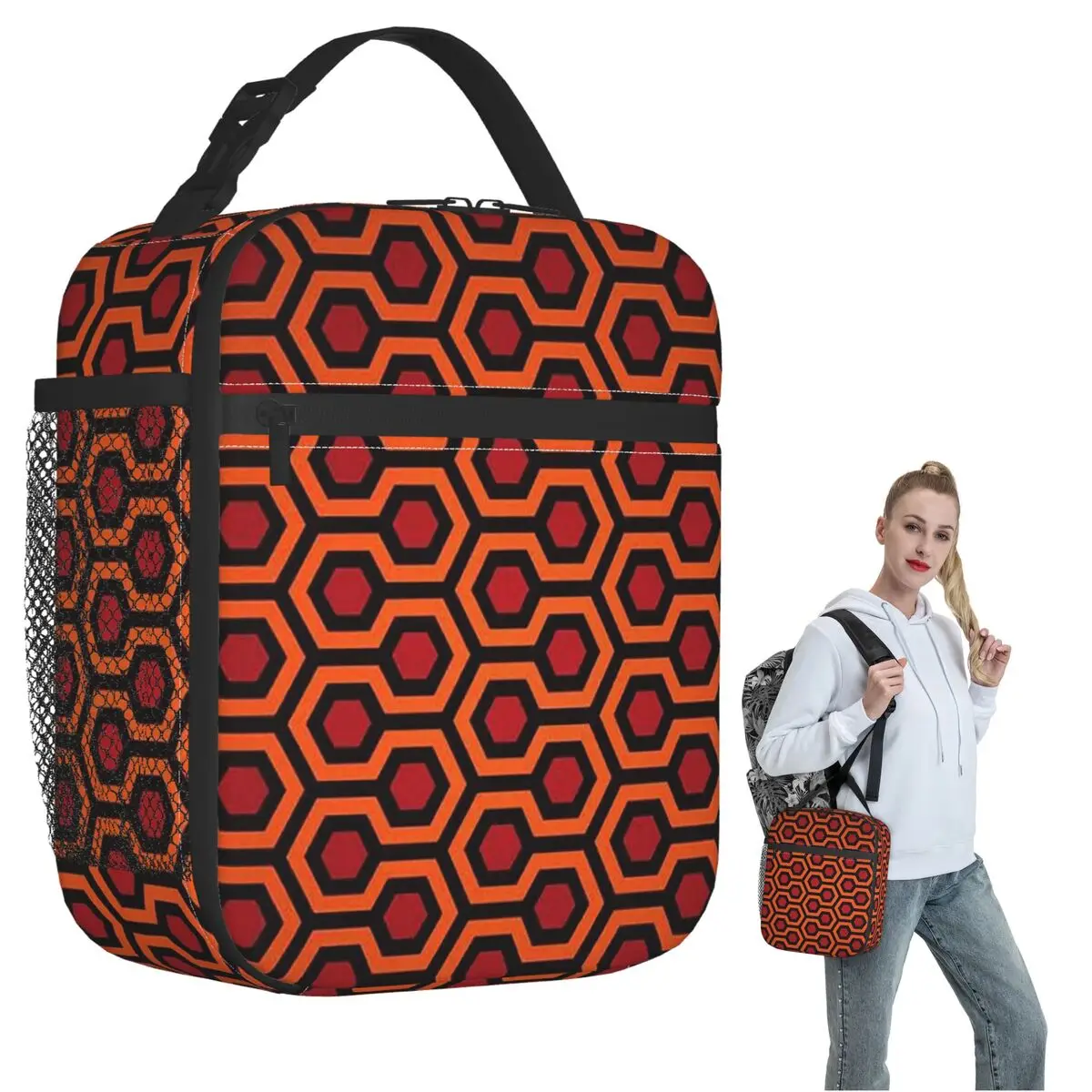 Horror Movies The Shinings Insulated Lunch Bag for Women Children Portable Food Boxes Thermal Lunch Box Tote