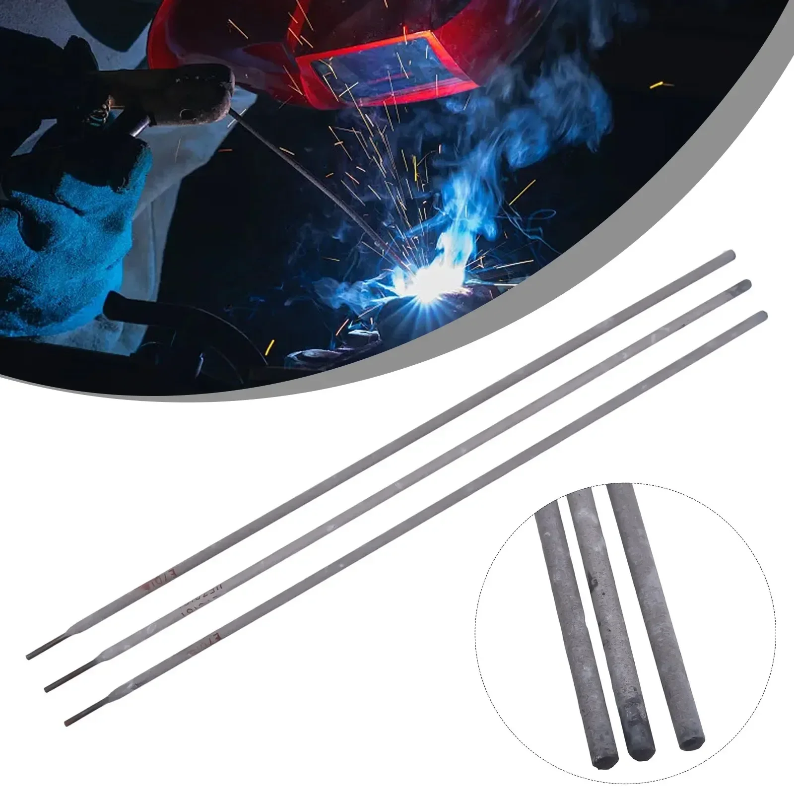 Parts Power High Quality Welding Rods Electrode Accessories Basic Coated Electrode Carbon Steel E7018 Materials Silver